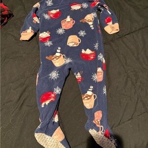 Carter's Navy and Red Footed One Piece